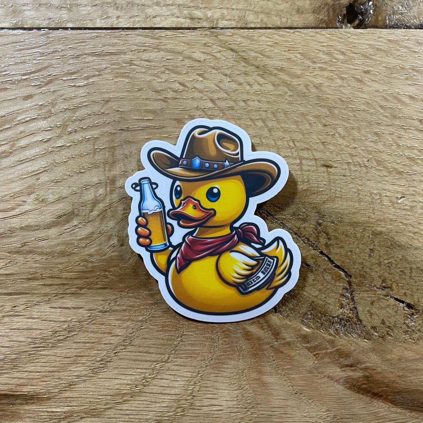 CANARD EN CAOUTCHOUC COWBOY