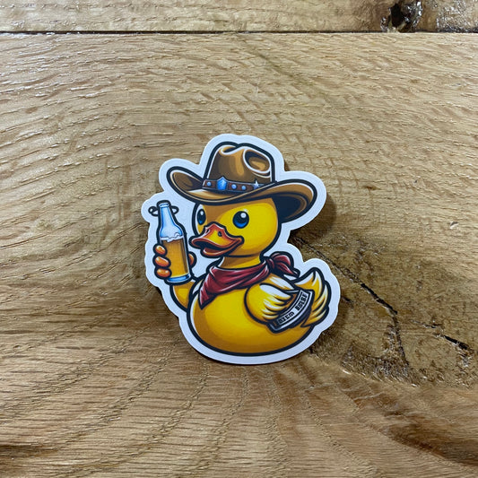 CANARD EN CAOUTCHOUC COWBOY